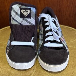 Vintage Chelsea, Roxy Plaid Sneakers, Skate Style, New Old Stock, Never Worn
